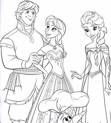 Dibujos para niños y niñas de Elsa