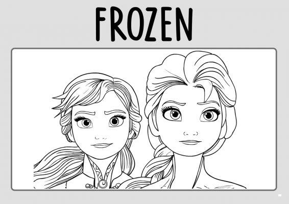 Dibujos para niños y niñas de Elsa