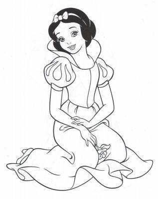 Dibujos para niños y niñas de Princesas Disney