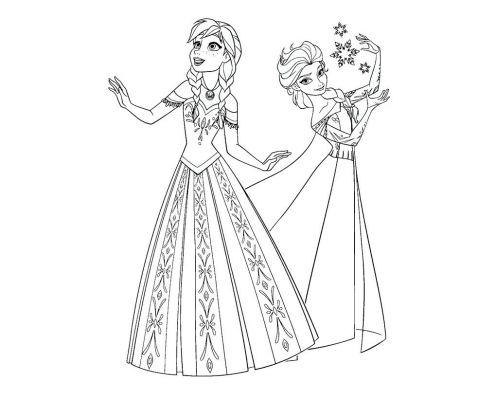 Dibujos para niños y niñas de Princesas Disney