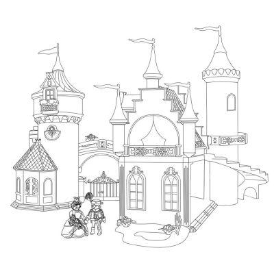  ⓵ Dibujos de castillos y dragones para niños y niñas