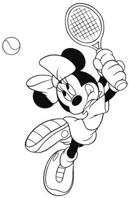 Dibujos para niños y niñas de Mickey y Minnie Mouse
