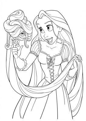 Dibujos para niños y niñas de Rapunzel