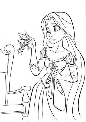 Dibujos para niños y niñas de Rapunzel