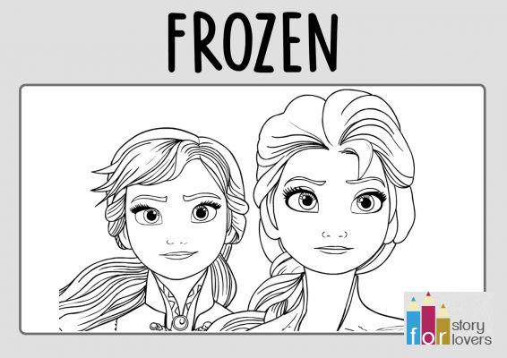 Dibujos para niños y niñas de Frozen