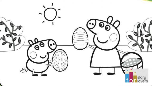 Dibujos para niños y niñas de Peppa Pig