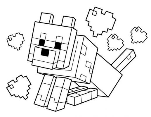 Dibujos para niños y niñas de Minecraft
