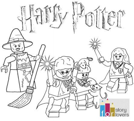 Dibujos para niños y niñas de Harry Potter