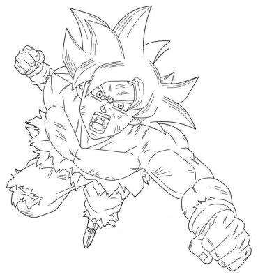 Dibujos para niños y niñas de Goku