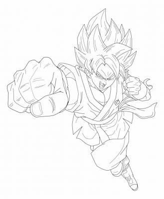  ⓵ Dibujos para niños y niñas de Goku
