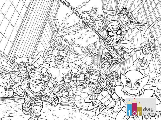  ⓵ Dibujos para niños y niñas de Spiderman