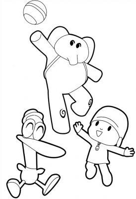 Dibujos para niños y niñas de Pocoyo