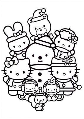 Dibujos para niños y niñas de Hello Kitty